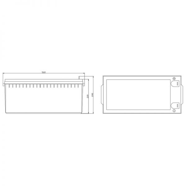 ⁦12V-200Ah⁩ - الصورة ⁦3⁩